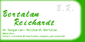 bertalan reichardt business card